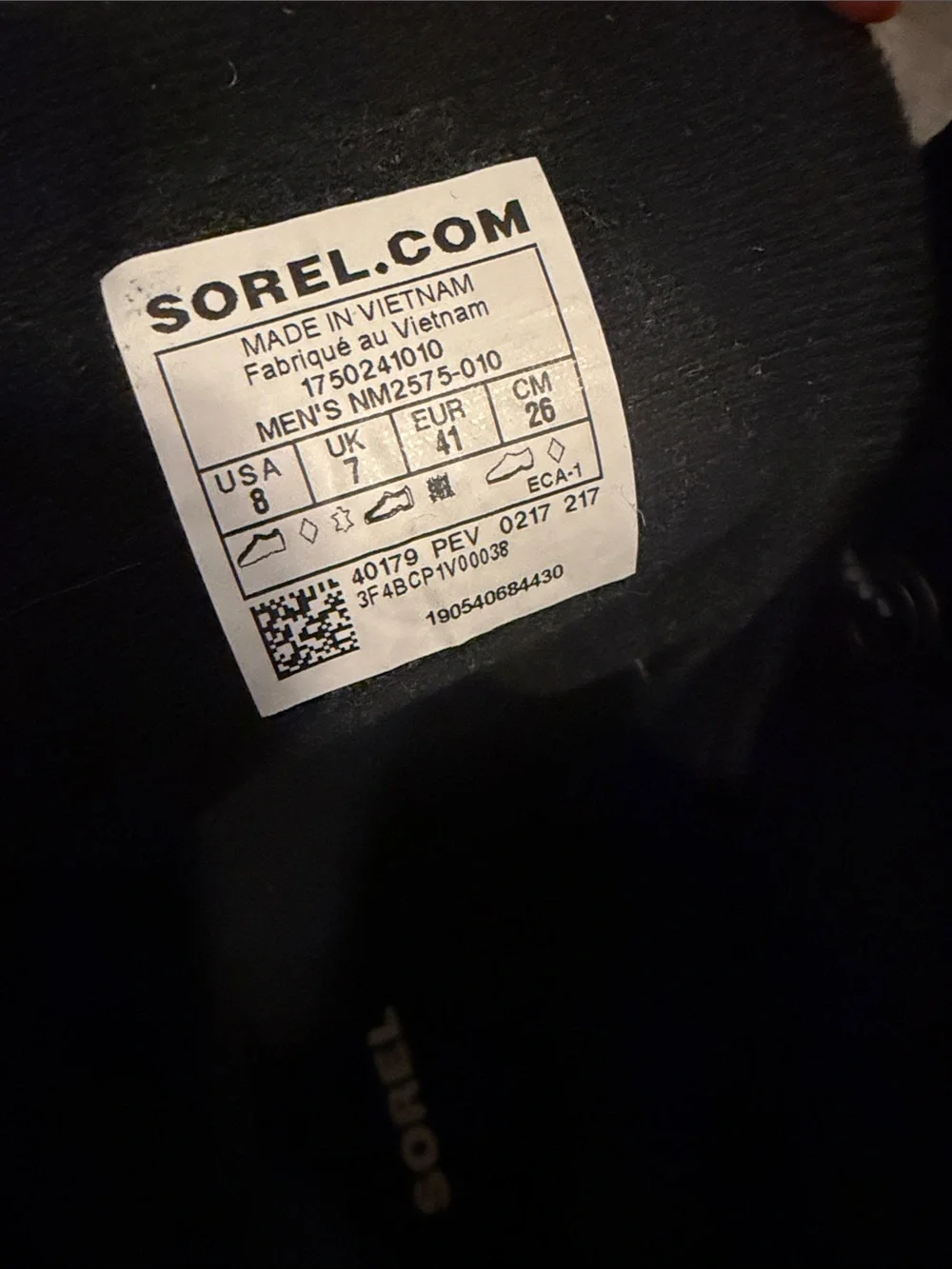 ❗️BN❗️Sorel Black Lace-Up Waterproof Snow Boots - Picture 3 of 6